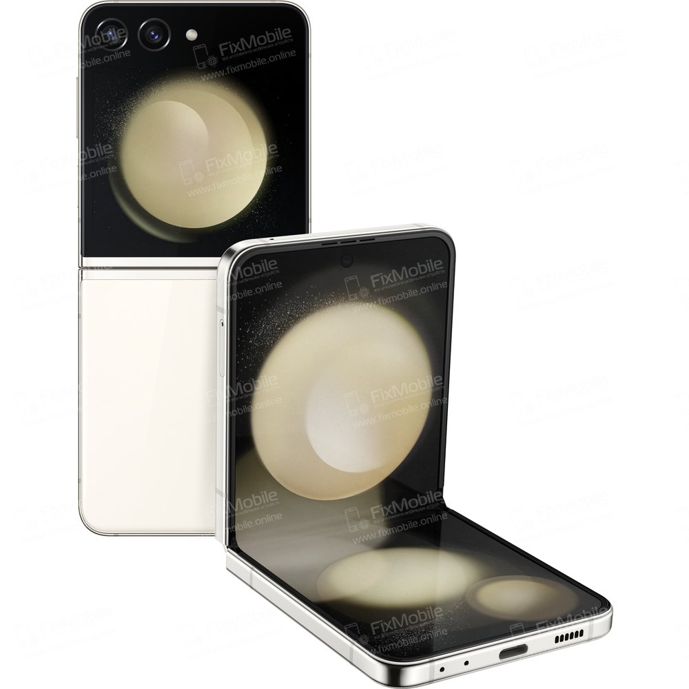 Дисплейный модуль с тачскрином внутренний для Samsung Galaxy Z Flip5 (F731B) (черный) — 3