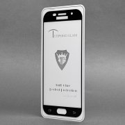 Превью Защитное стекло для Samsung Galaxy A5 (2017) A520F (полное покрытие) (черное) &mdash; 2