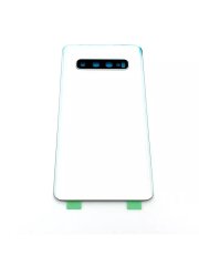 Задняя крышка для Samsung Galaxy S10 (G973F) (белая) Премиум