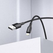Превью Кабель Borofone BX54 для Apple (USB - Lightning) черный &mdash; 4