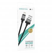 Кабель Borofone BX28 Dignity для Apple (USB - Lightning) серый — 2