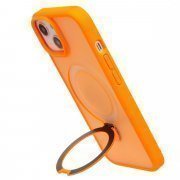 Чехол-накладка - SM088 SafeMag для Apple iPhone 13 (оранжевая) — 3