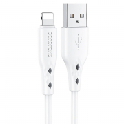 Кабель Borofone BX48 для Apple (USB - lightning) (белый)