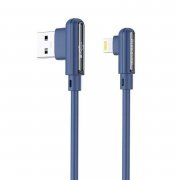 Кабель Borofone BX58 Lucky для Apple (USB - lightning) (синий)