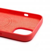 Чехол-накладка ORG Silicone Case SafeMag с анимацией для Apple iPhone 13 (розовый помело) — 3