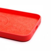 Чехол-накладка ORG Silicone Case SafeMag с анимацией для Apple iPhone 13 (розовый помело) — 2