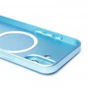 Чехол-накладка SafeMag для Apple iPhone 16 (светло-синяя) — 2