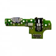 Шлейф для Samsung Galaxy A10s (A107F) плата на системный разъем/разъем гарнитуры/микрофон - Премиум — 1