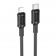Кабель Borofone BX111 (Type C - lightning) 100см 3A (черный) — 1