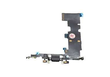 Шлейф для Apple iPhone 8 Plus на разъем зарядки/микрофон (черный) Шлейф для Apple iPhone 8 Plus на разъем зарядки/микрофон (черный)