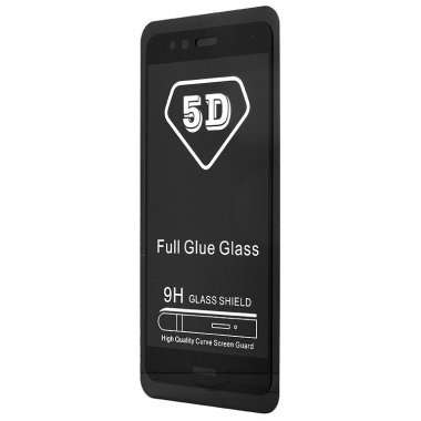 Защитное стекло для Huawei P10 Lite (полное покрытие)(черное) &mdash; 2