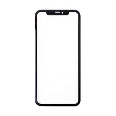 Стекло для Apple iPhone XR с пленкой OCA (черное) — 3