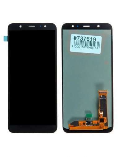 Дисплей с тачскрином для Samsung Galaxy A6 Plus (2018) A605F (черный) (AA) OLED &mdash; 1