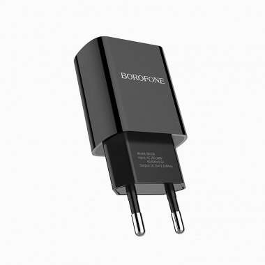 Сетевое зарядное устройство Borofone BA20A Sharp USB с кабелем Type-C (черное) &mdash; 7