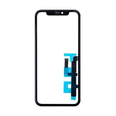 Стекло в сборе с тачскрином и OCA пленкой для Apple iPhone 11 (черное) &mdash; 1