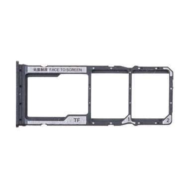 Контейнер SIM для Xiaomi Redmi 13C 4G (черный) — 2