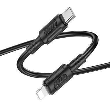 Кабель Borofone BX111 (Type C - lightning) 100см 3A (черный) — 6