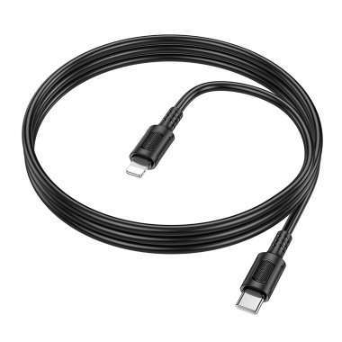 Кабель Borofone BX111 (Type C - lightning) 100см 3A (черный) — 5