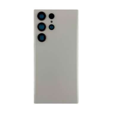 Задняя крышка для Samsung Galaxy S23 Ultra (S918B) (бежевая) &mdash; 2